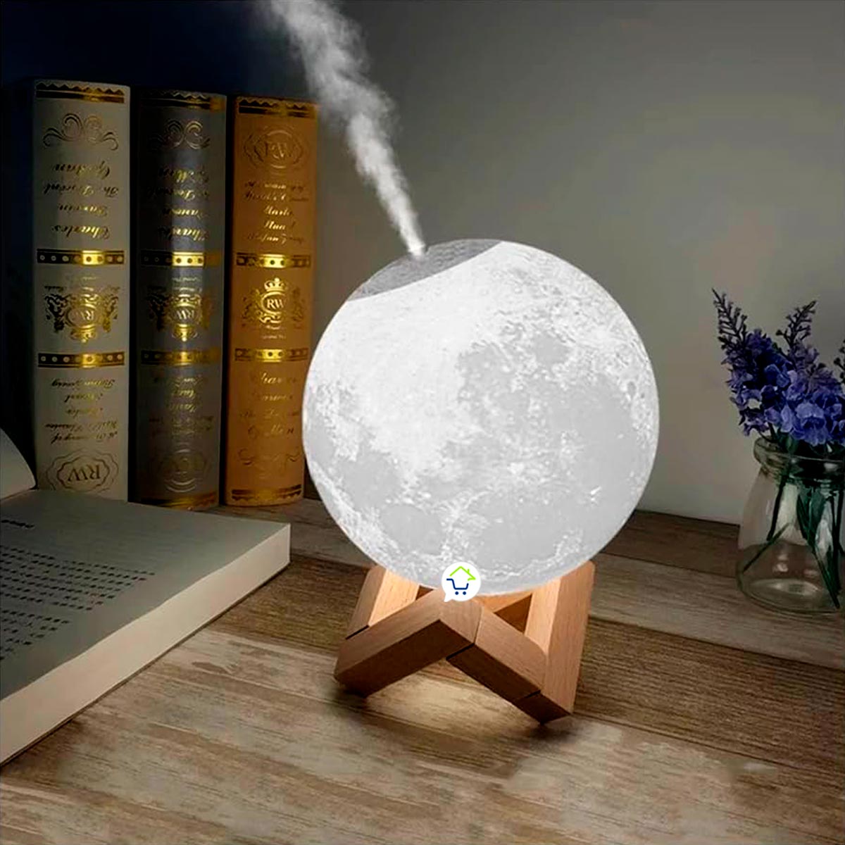 Humidificador Lunar LED — Magia y Bienestar en Tu Espacio