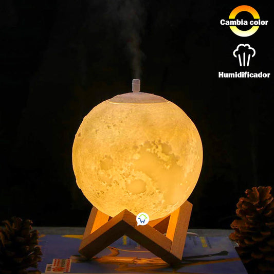Humidificador Lunar LED — Magia y Bienestar en Tu Espacio